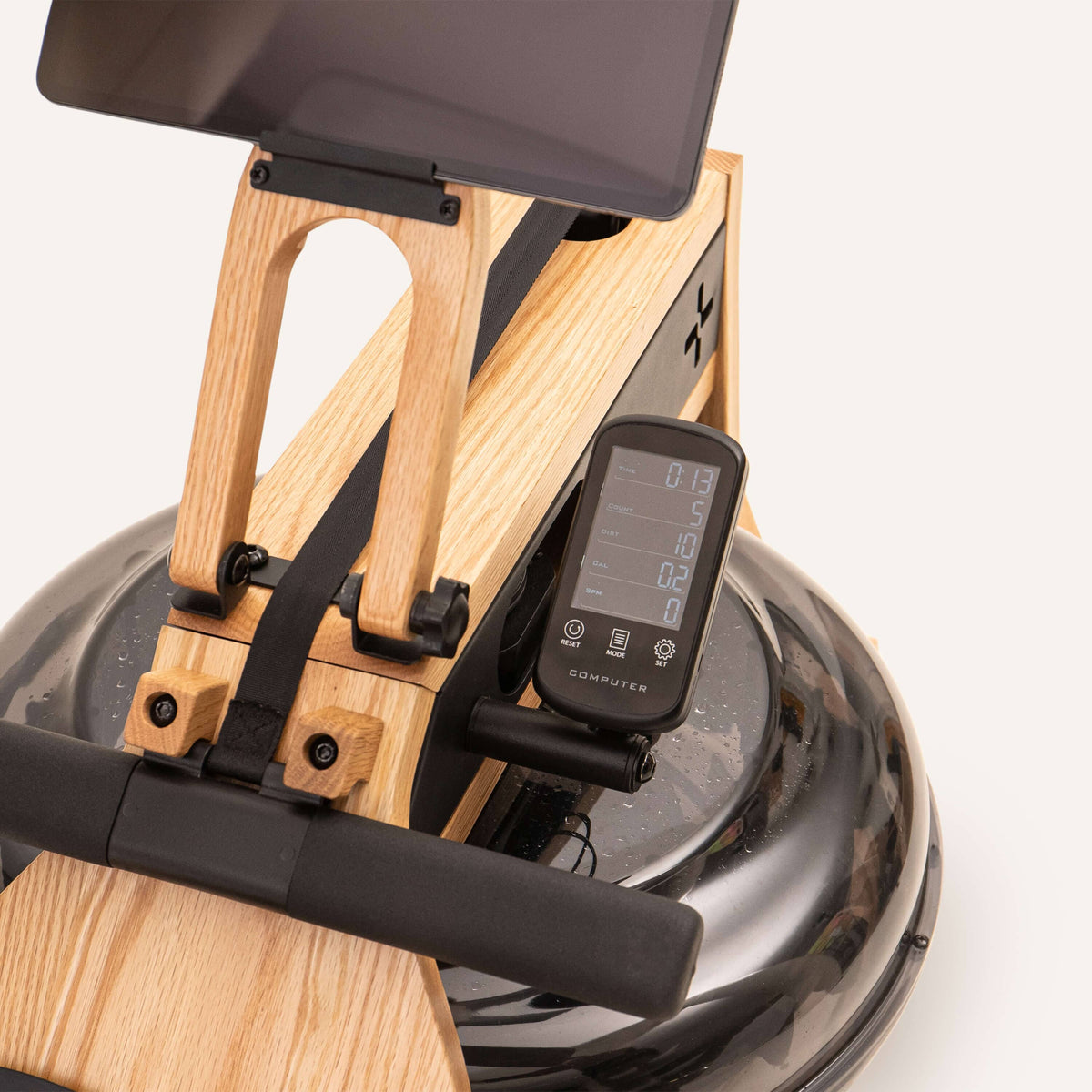 Klappbares Wasserrudergerät aus Eichenholz mit App-Kompatibilität SP-WR-1900-iE SportPlus 