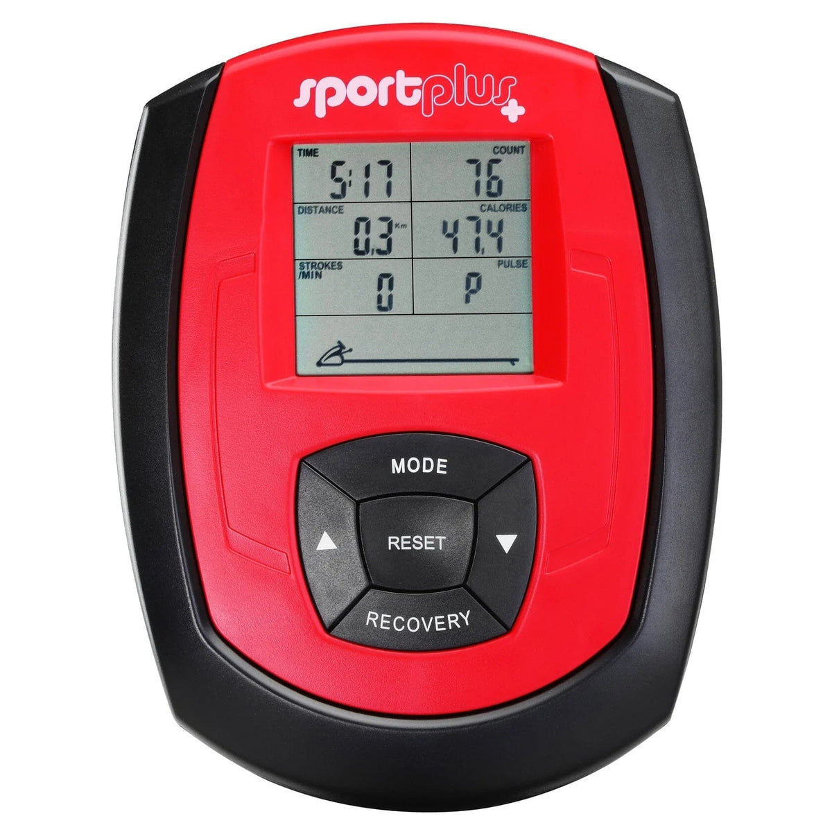#37 Trainingscomputer ET-MR-008-6 SportPlus Ersatzteile Black/Red 