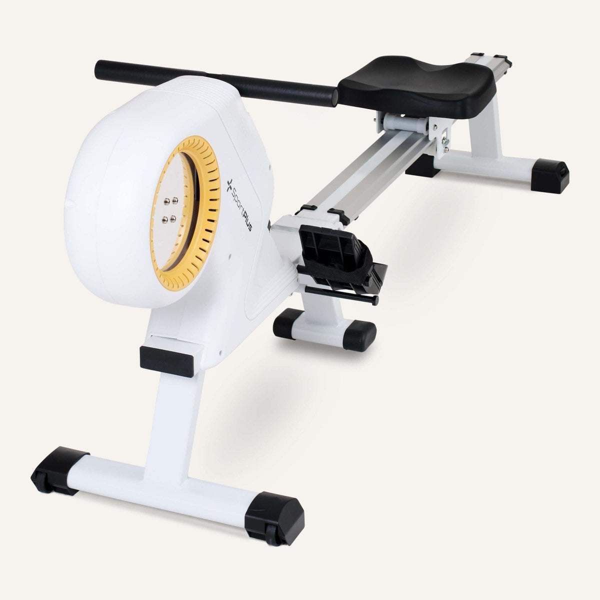 DESIGN Rudergerät für zuhause mit 8 Stufen SP-MR-1300 SportPlus Snow/Sun 