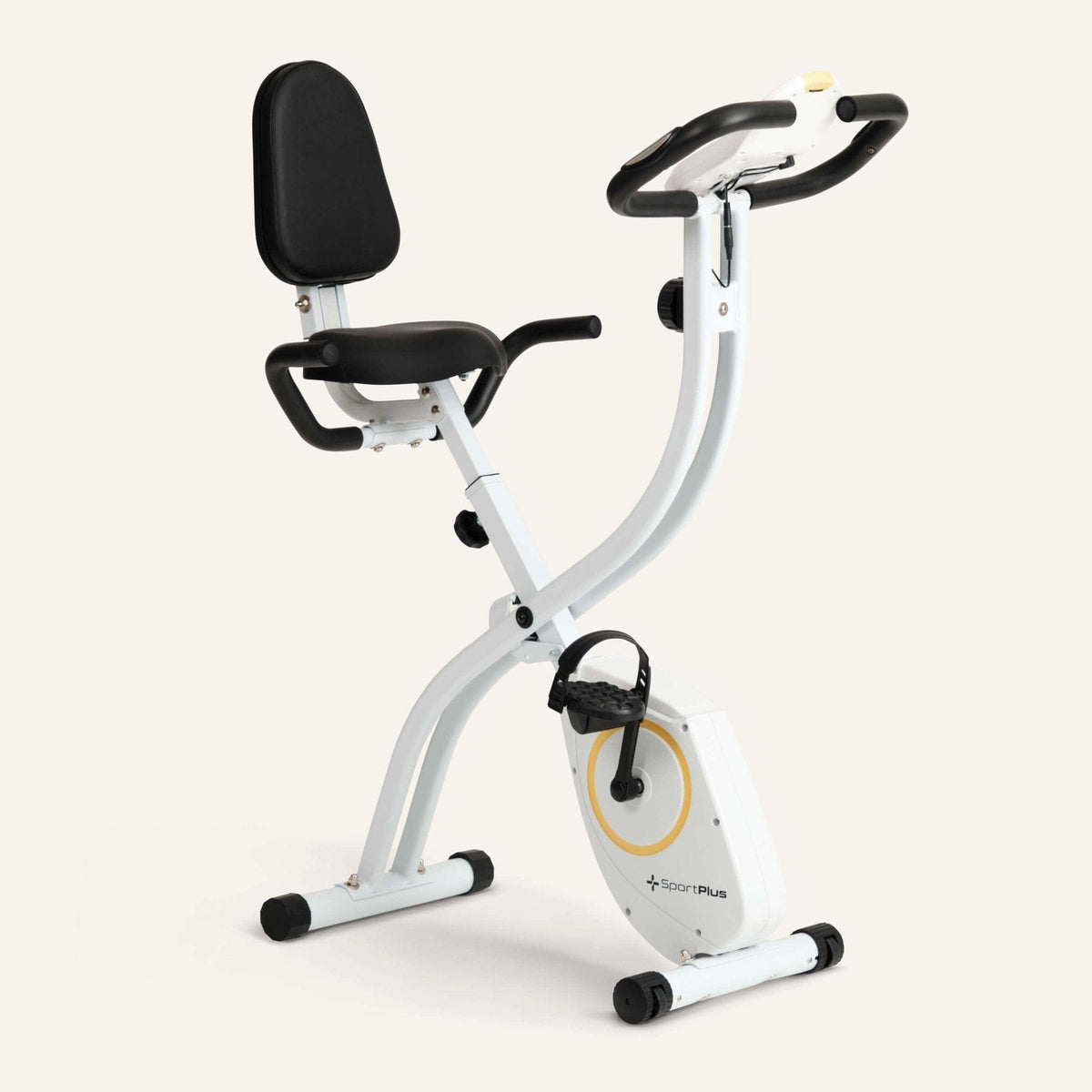 Klappbarer Heimtrainer (S-Bike) mit Rückenlehne & App-Kompatibilität SP-HT-1300-iE SportPlus 