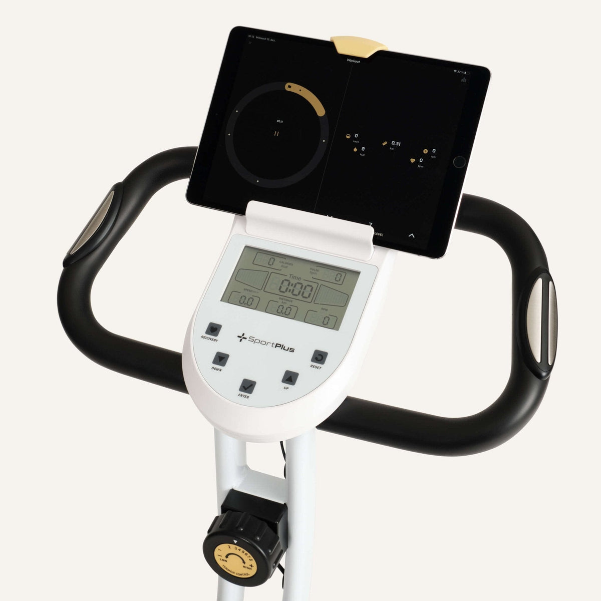 Klappbarer Heimtrainer (S-Bike) mit Rückenlehne & App-Kompatibilität SP-HT-1300-iE SportPlus 