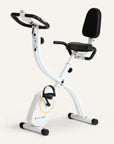 Klappbarer Heimtrainer (S-Bike) mit Rückenlehne & App-Kompatibilität SP-HT-1300-iE SportPlus Snow/Sun 