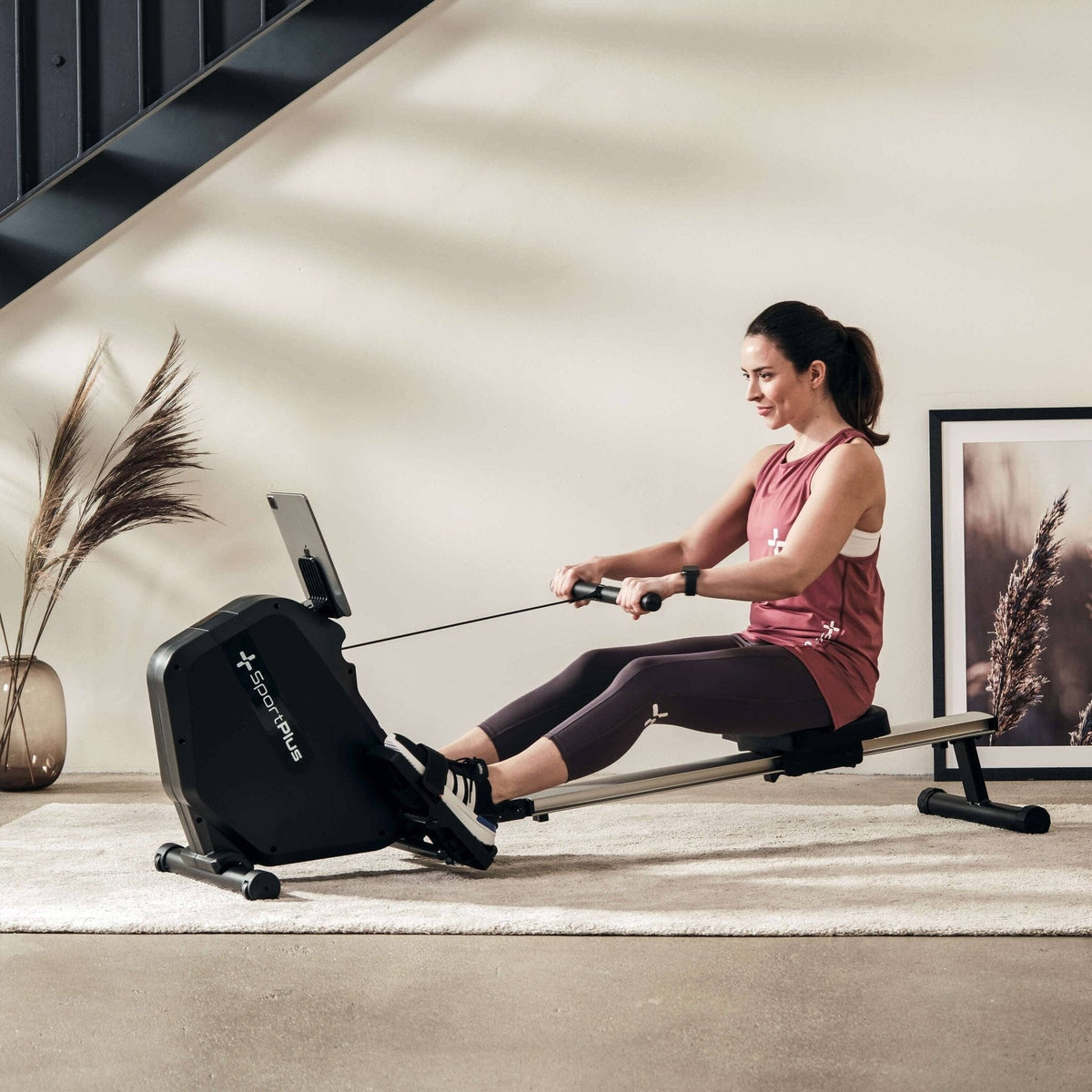 Klappbares Rudergerät mit 8 Stufen SP-MR-0081 SportPlus 